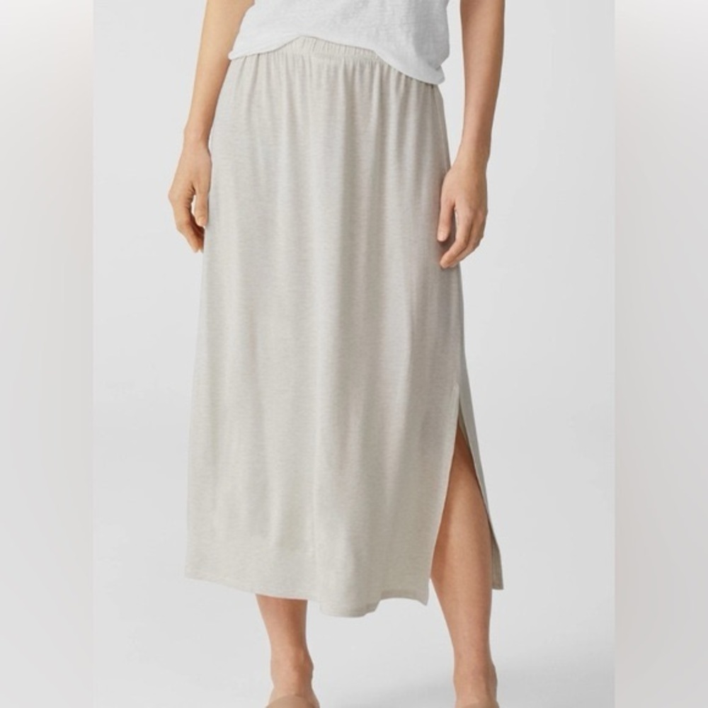 NEW Eileen Fisher Jersey Straight Skirt XL